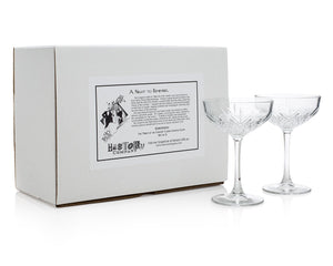 Cocktail Glasses Set | Classic Cocktail Coupe | NEW YORK FIRST