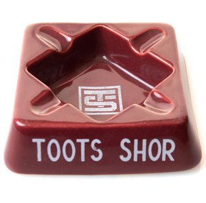 Toots Shor Ashtray | Vintage Ashtray | NEW YORK FIRST